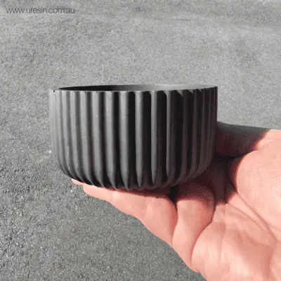 striped pot mould